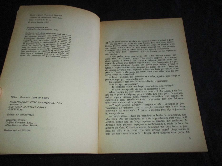 Livro A Boa Terrorista Doris Lessing