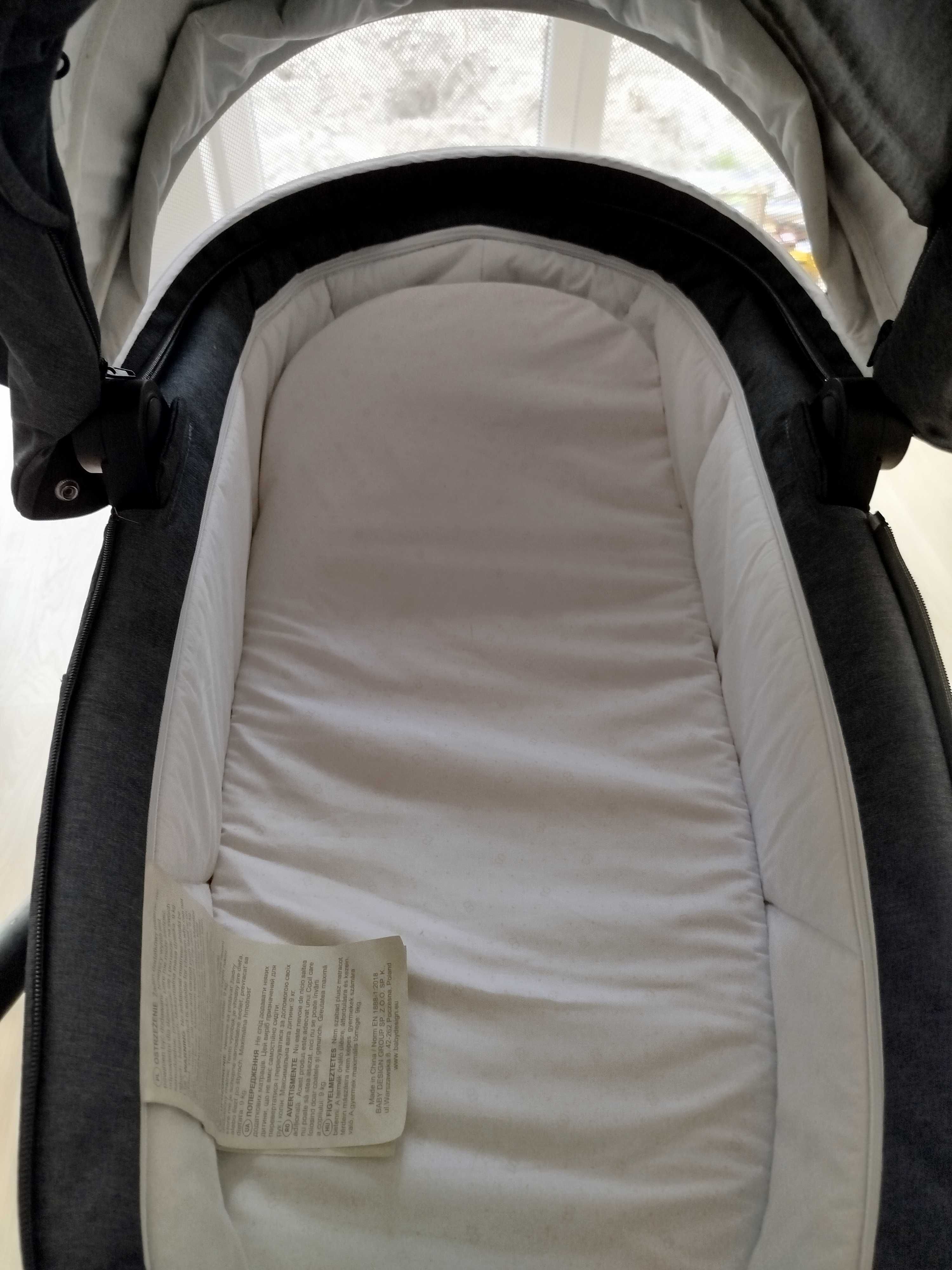 Wózek gondola plus spacerówka Baby Design Husky