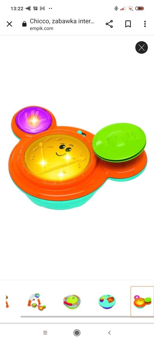 Perkusja Fisher Price stan idealny!