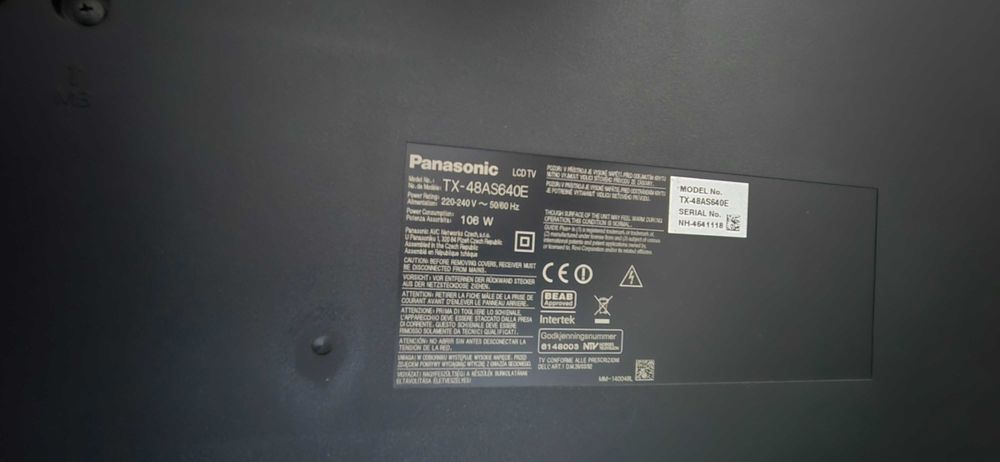 Smart TV LCD Panasonic 48AS640E