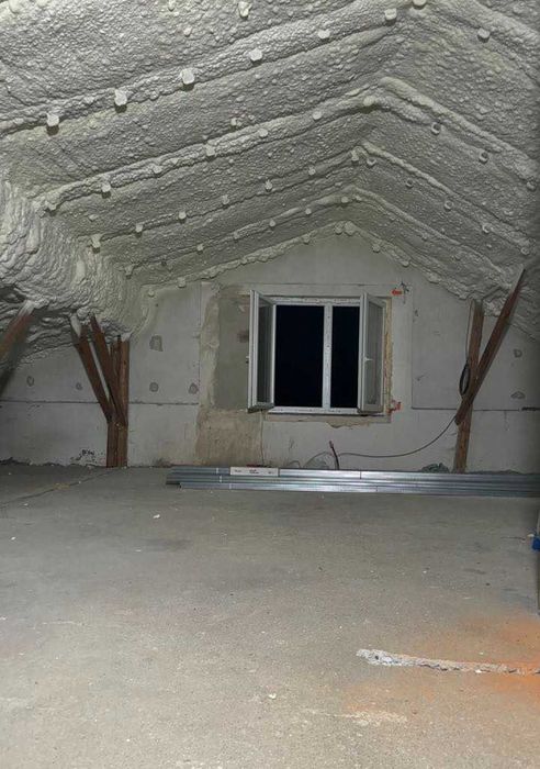 Piana PUR, Pianka PUR, Ocieplanie pianką, Ocieplanie poddasza