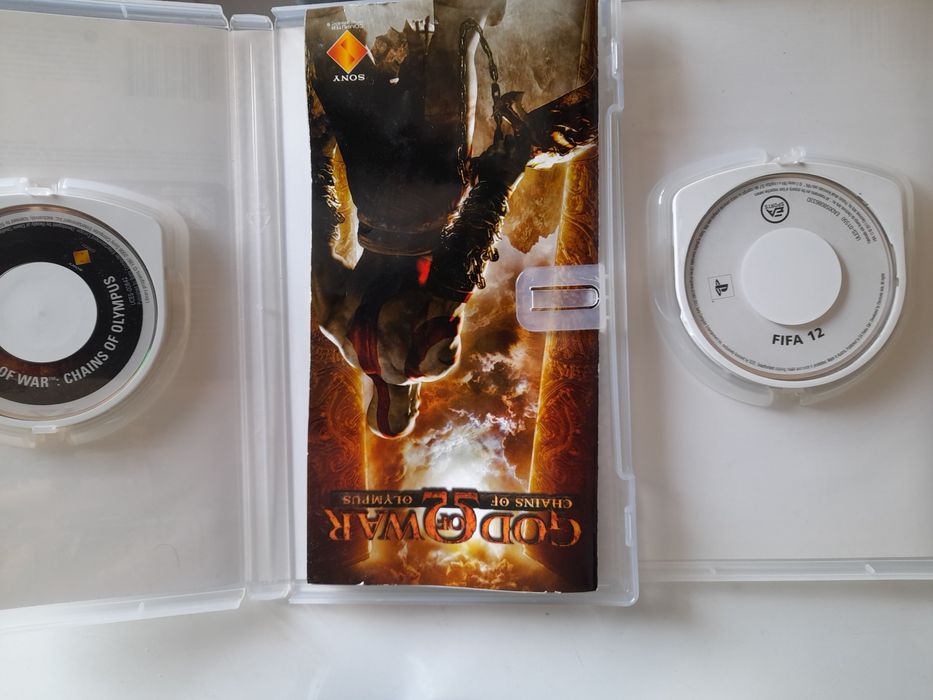 Jogos PsP 5eur Lote God of War Chains of Olympius + FIFA 12