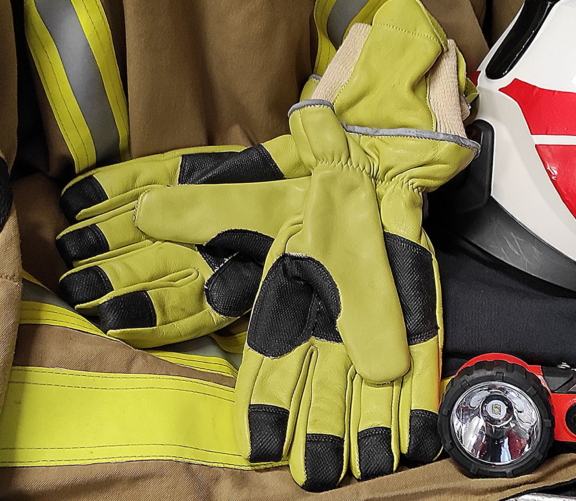 Rękawice strażackie Southcombe Firemaster (OSP,PSP,hełm,nomex,KSRG,MDP