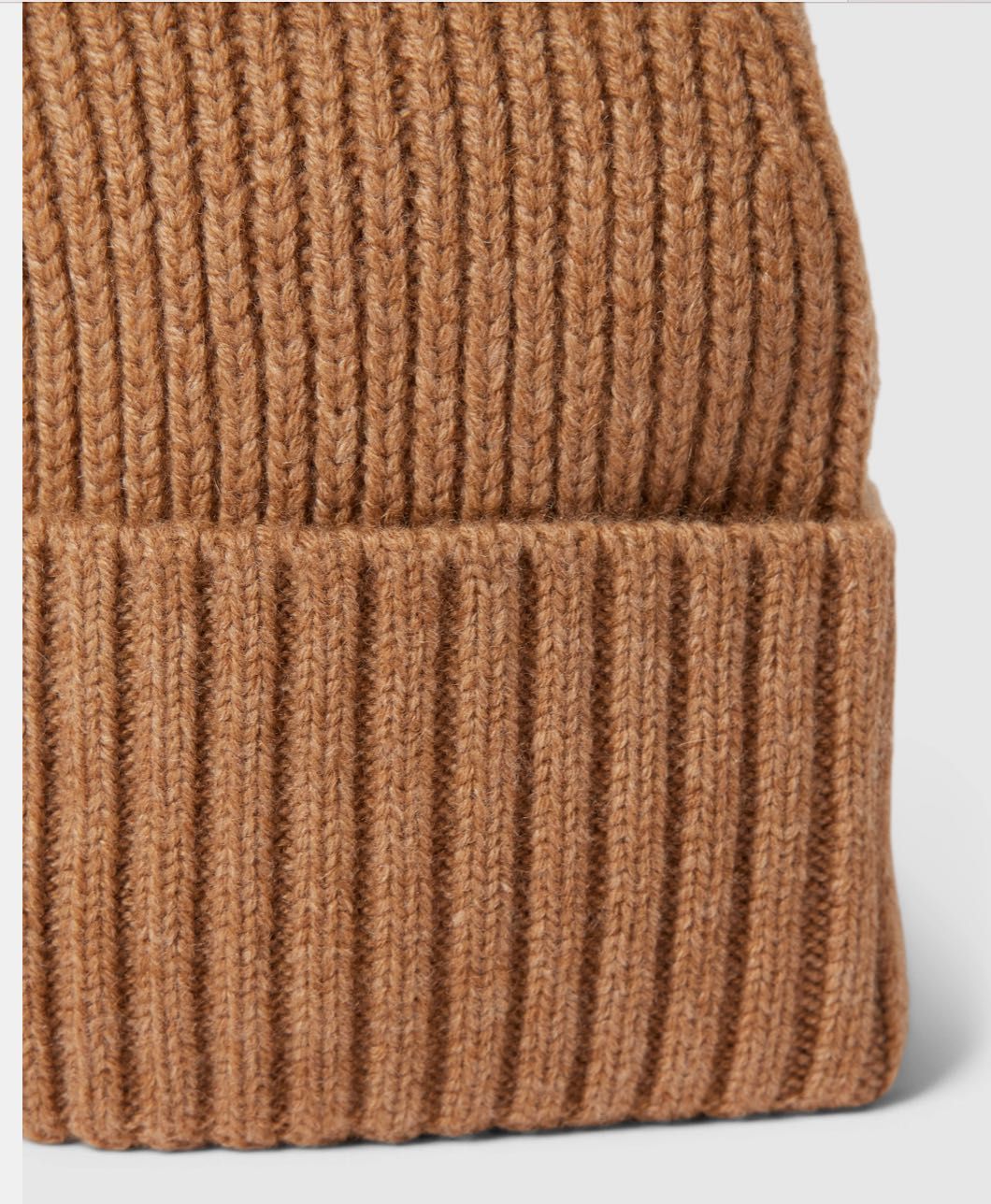 Czapka męska kaszmir camel
