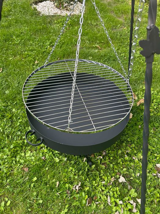 Grill ogrodowy trójnóg 60 komplet
