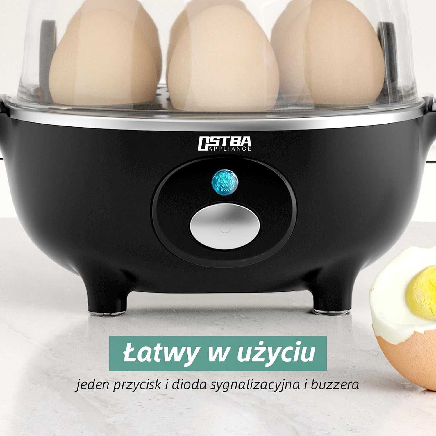Jajowar o mocy 360 W, na 7 jajek