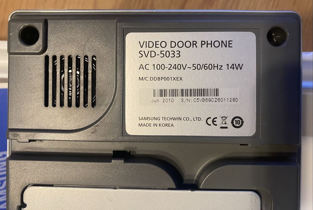 SAMSUNG —> Monitor wideodomofonu SVD-5033 za 1/2 ceny