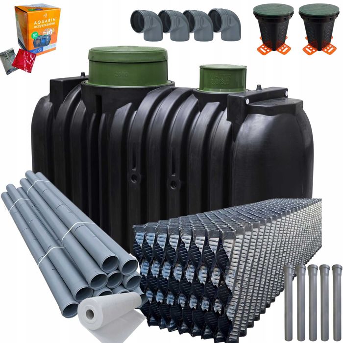 Oczyszczalnia Ścieków Przydomowa Różne pojemności Zestawy MarsePlast