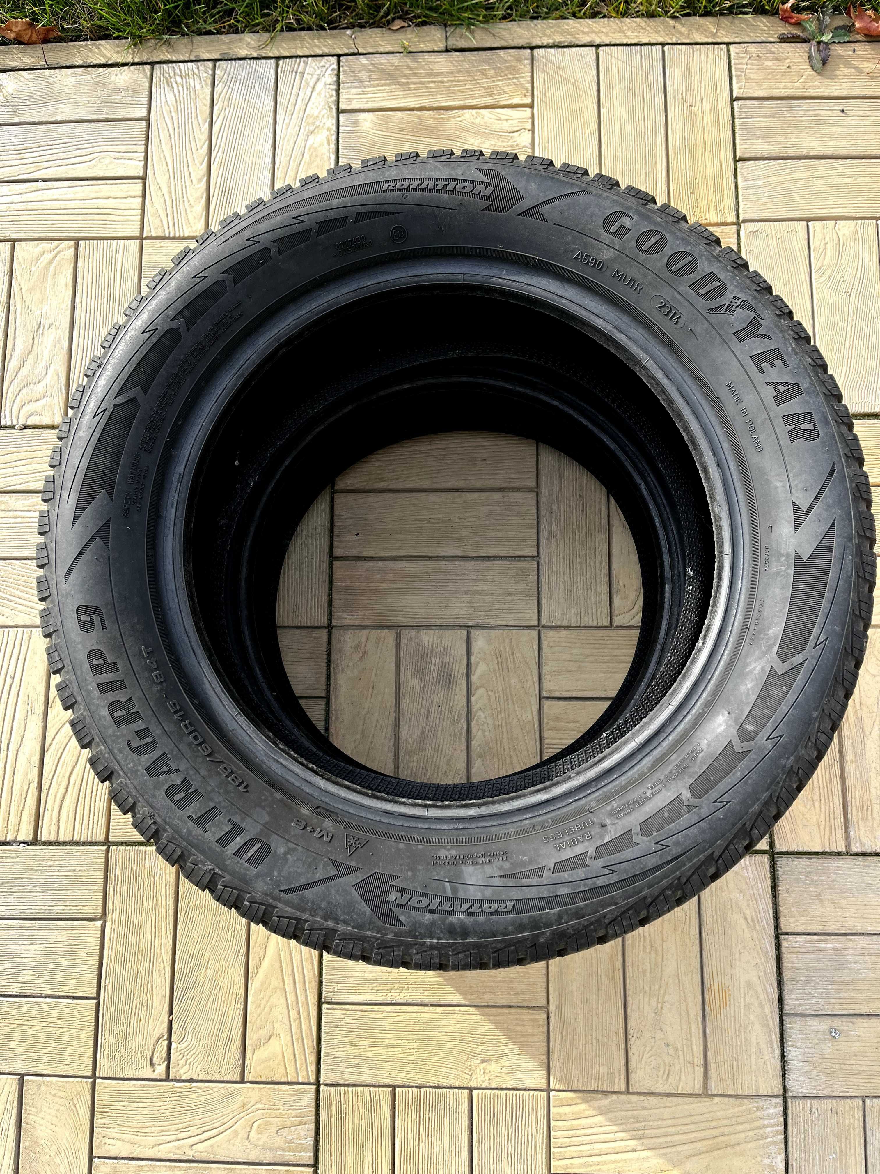 2 opony zimowe Goodyear Ultragrip 9 185/60R15 84T