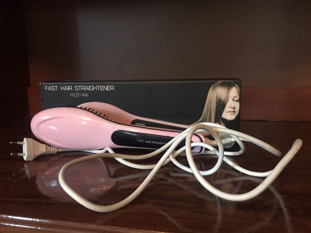 Электрическая расческа-выпрямитель Fast Hair Straightener HQT-906