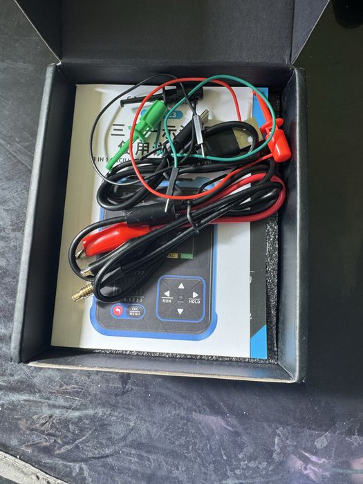 Osciloscopio medidor componentes