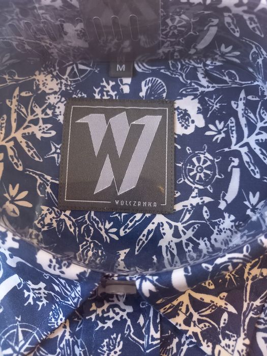 Nowa męska koszula WÓLCZANKA w piękny, oryginalny wzór, elegancka