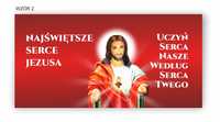 Najświętsze Serce Jezusa - baner religijny 2x1m W2