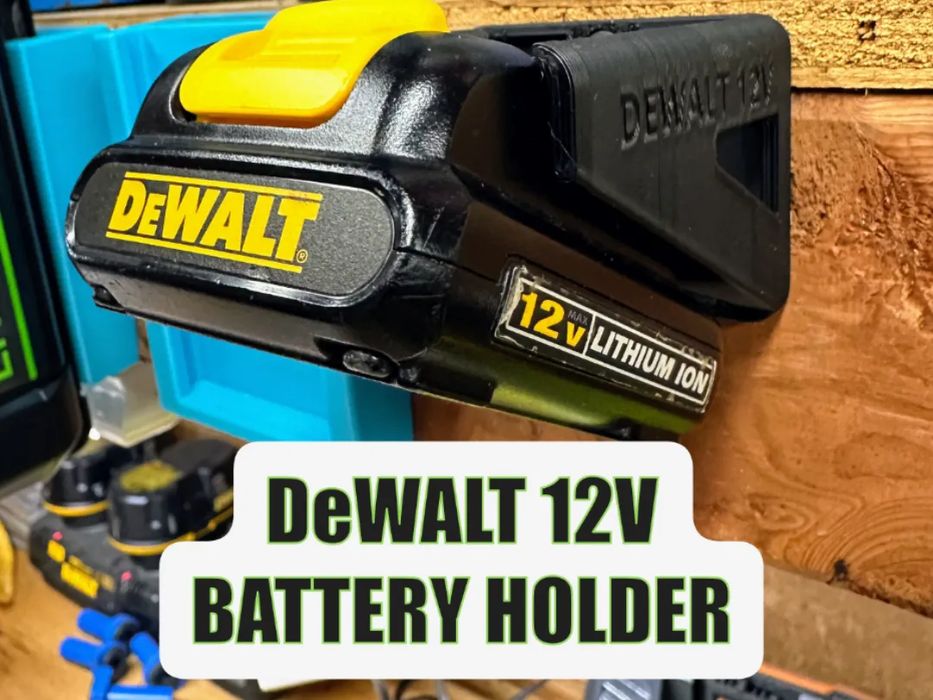 Suporte de Bateria DeWalt 12V para Parede