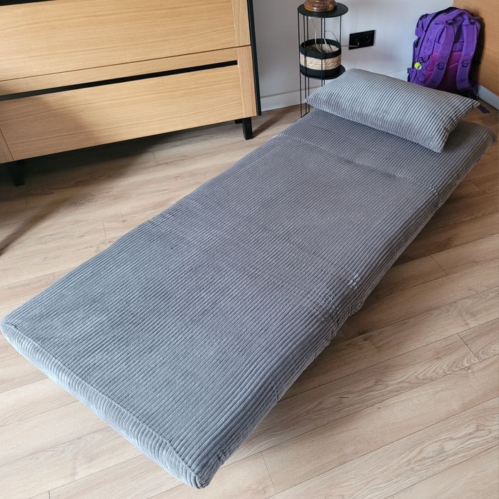 Fotel rozkładany Sofa SOLACE 1-osobowa, z funkcją spania sztruksowa
