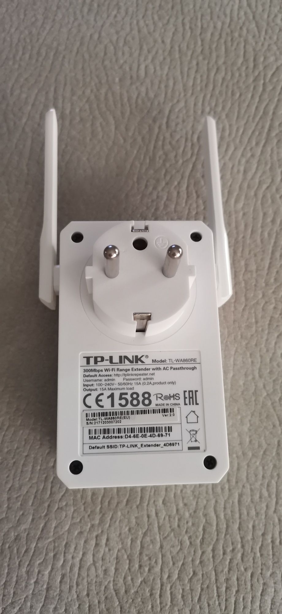 Amplificador de sinal WI FI Tp link