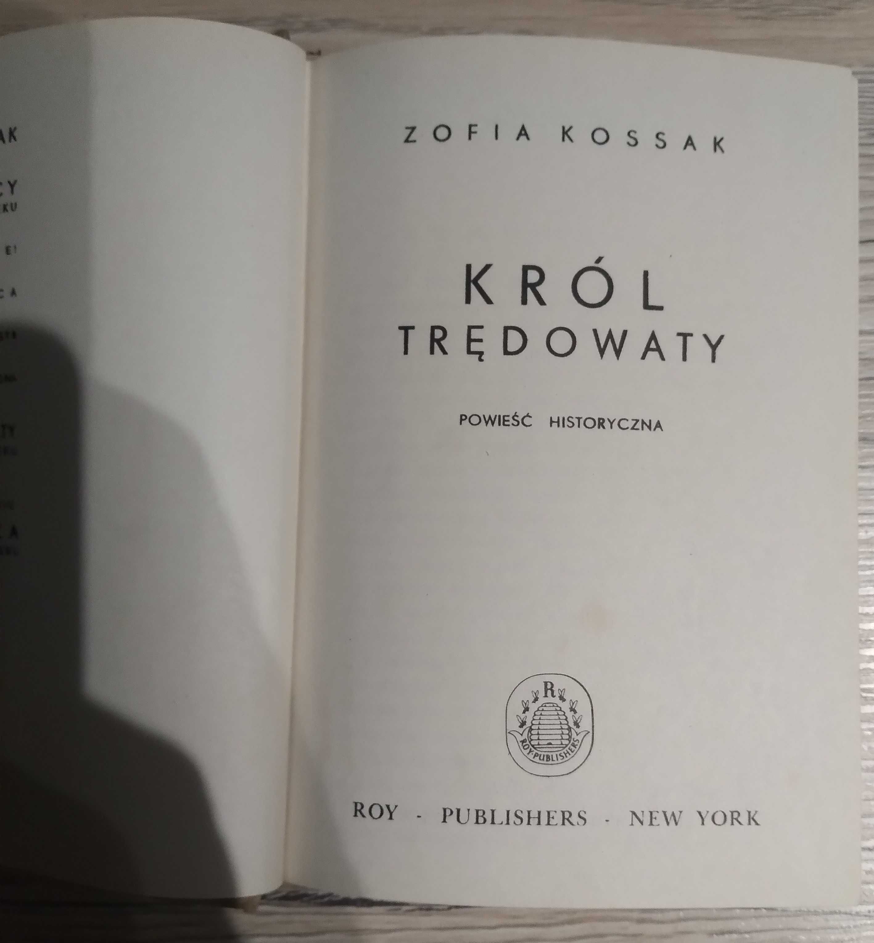 Zofia Kossak. Król Trędowaty [Nowy Jork]