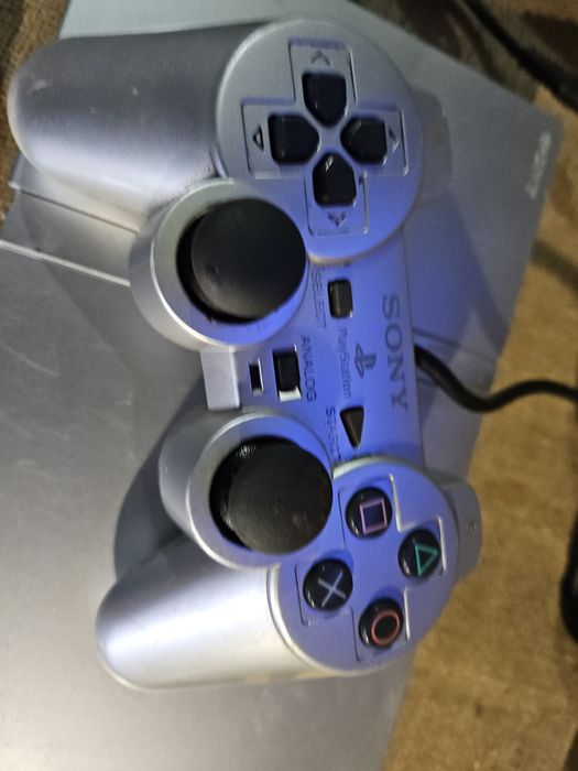 Consola ps2 prata