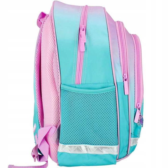 plecak szkolny tornister dla dziewczynki klasy 1-3 ombre syrenka