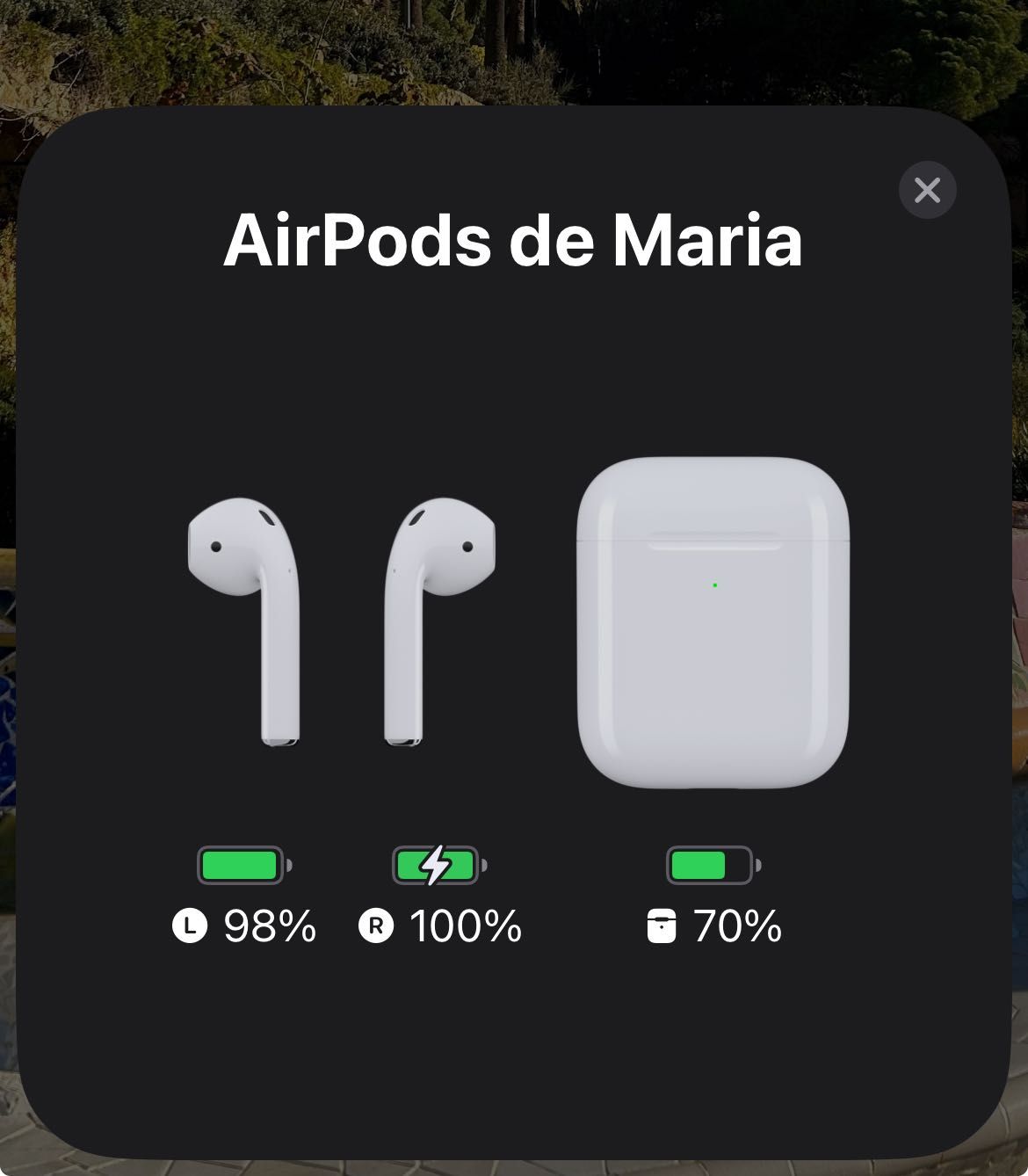 AirPods Apple 2nd Generation - Caixa + 2 AirPods + Capa Protetora