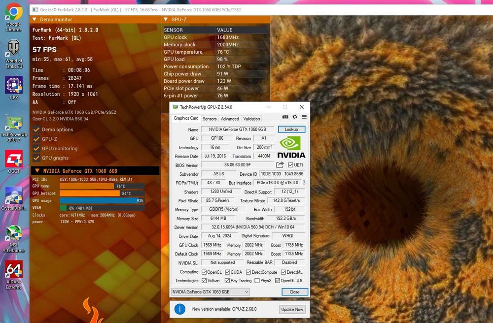 GTX1060 6gb/ i3-10100/ 8-16Gb DDR4 игровой компьютер ПК