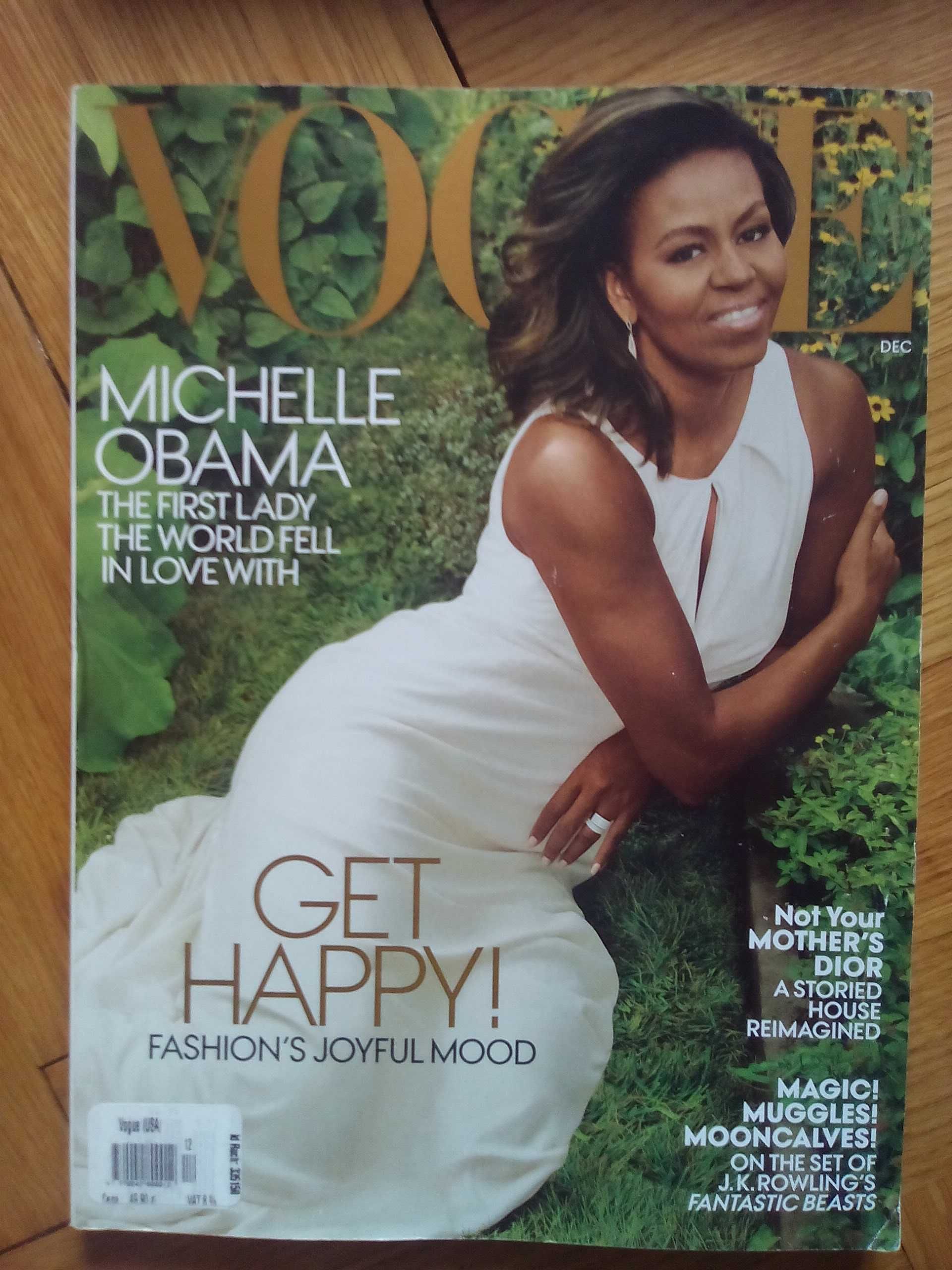 Vogue Magazine (December, 2016) Michelle Obama Cover