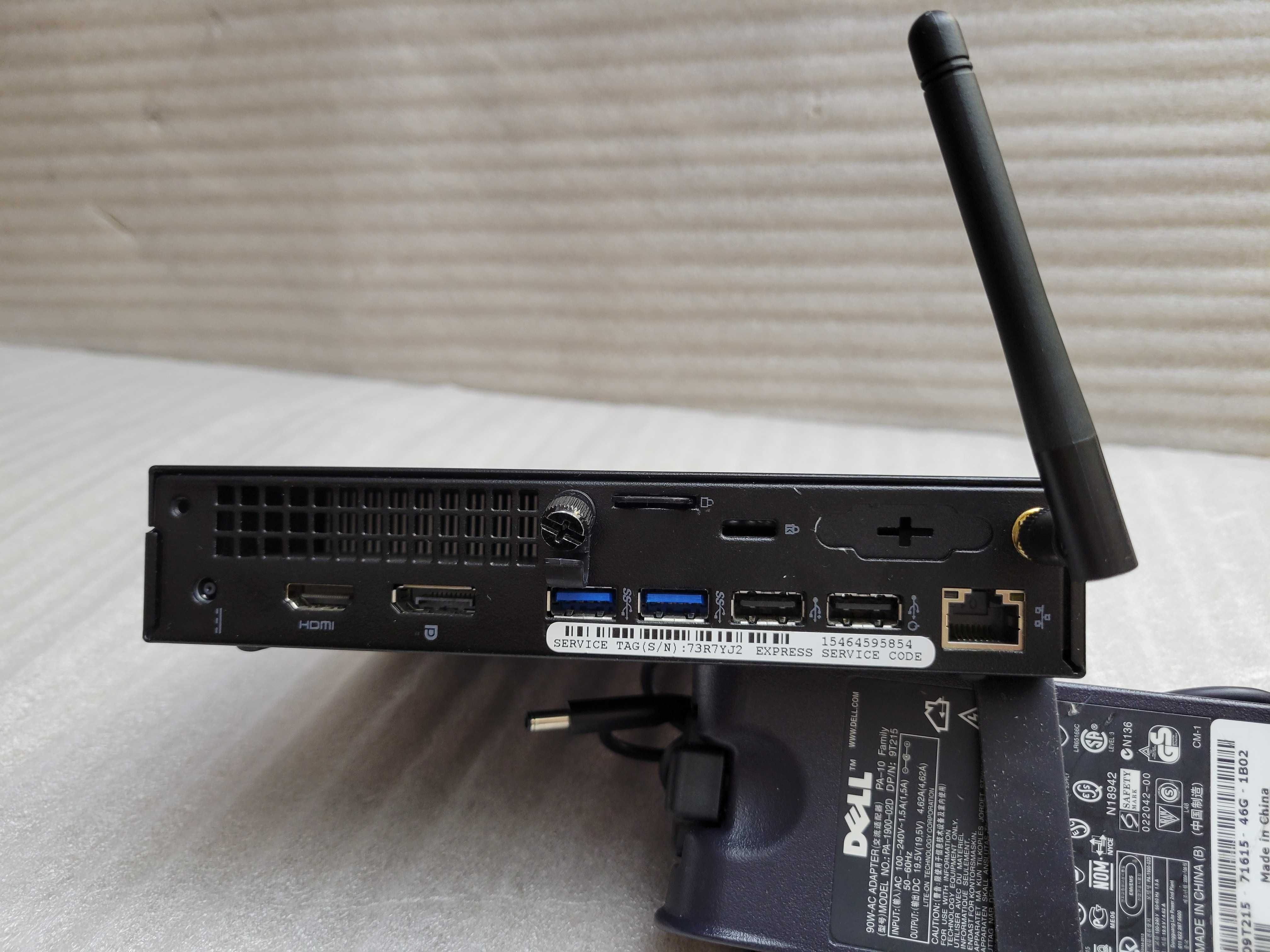 WiFi HDMI 8Gb  Dell Optiplex 3040 Core i3-6100T Компьютер неттоп мини