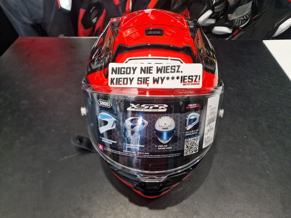 MotoSzafa Kask SHOEI X-SPR PRO ESCALATE TC-1 L !Sklep! !Promocja!