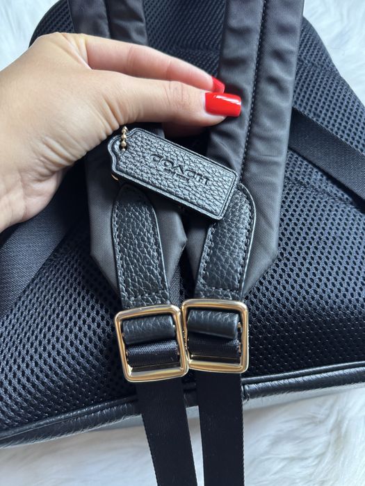 Рюкзак оригінал Coach Court In Signature Canvas, Gold/Brown Black
