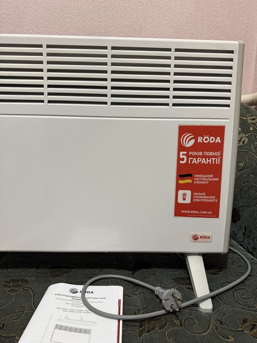 Конвектор Roda , електричний обігрівач , обогреватель roda , конвектор