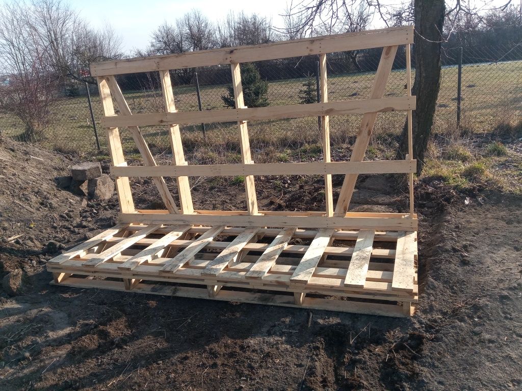 Paleta stojak transportowy meble ogrodowe