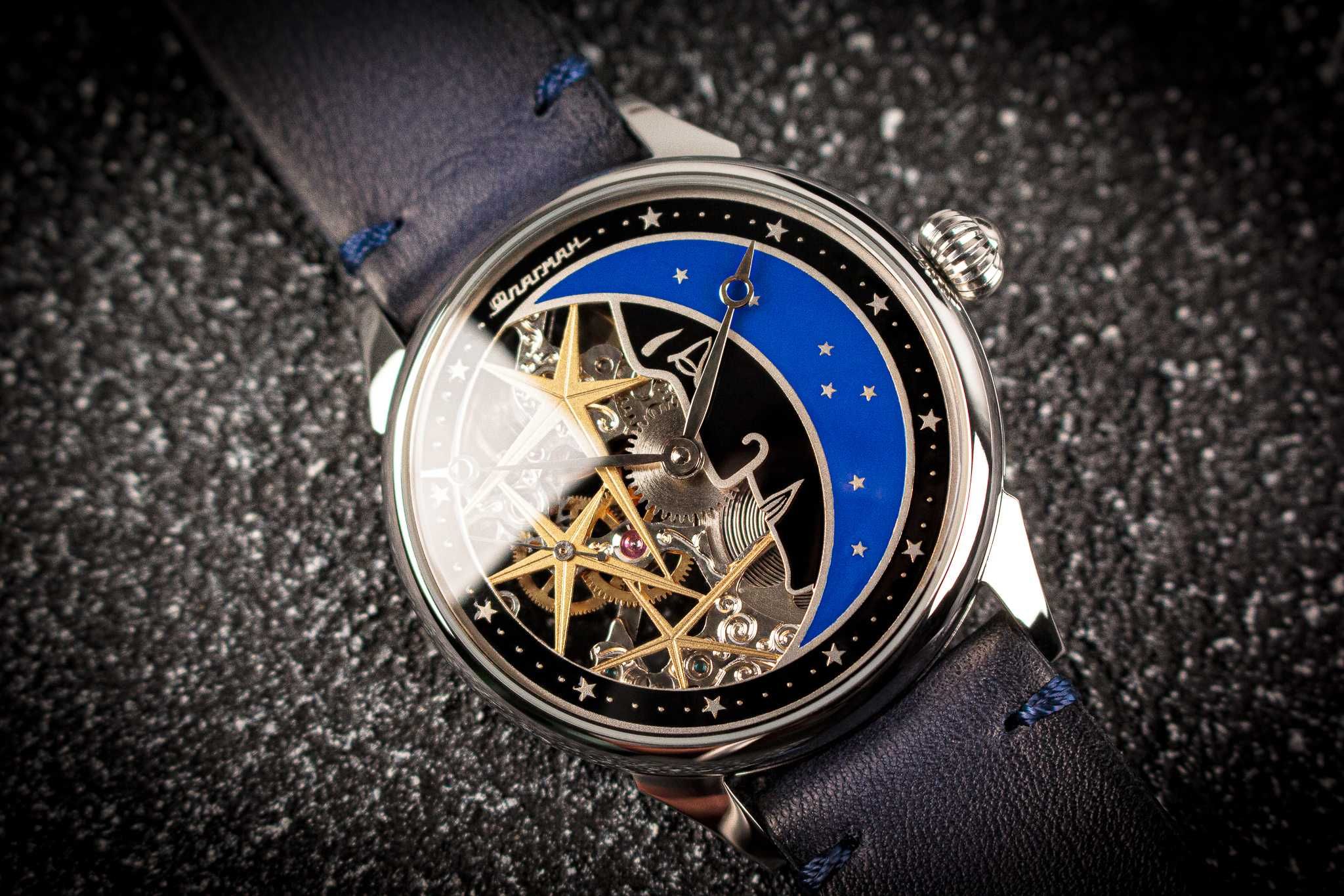 Zegarek ręcznie robiony MIRROR MOON 2.0
