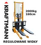Paleciak 2t Wózek paletowy MASZTOWY SZTAPLARKA WIDLAK 160cm 2000kg