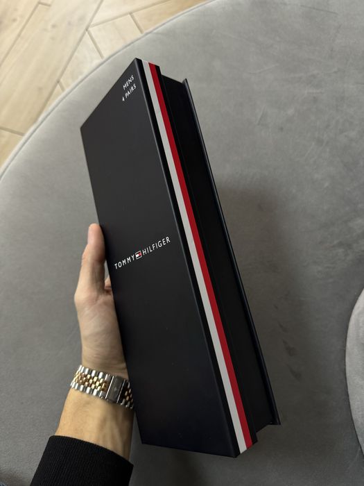 Nowe Oryginalne Skarpety Męskie Tommy Hilfiger Zestaw 4-pack Prezent