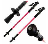 KIJKI TREKKINGOWE do chodzenia nordic walking 63-135cm para 2 SZTUKI