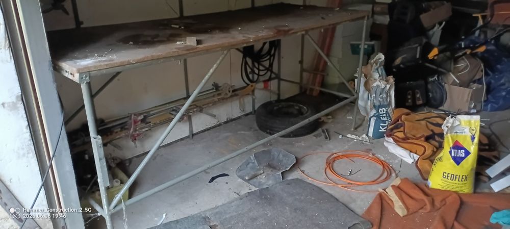 Duży stół do warsztatu/garażu