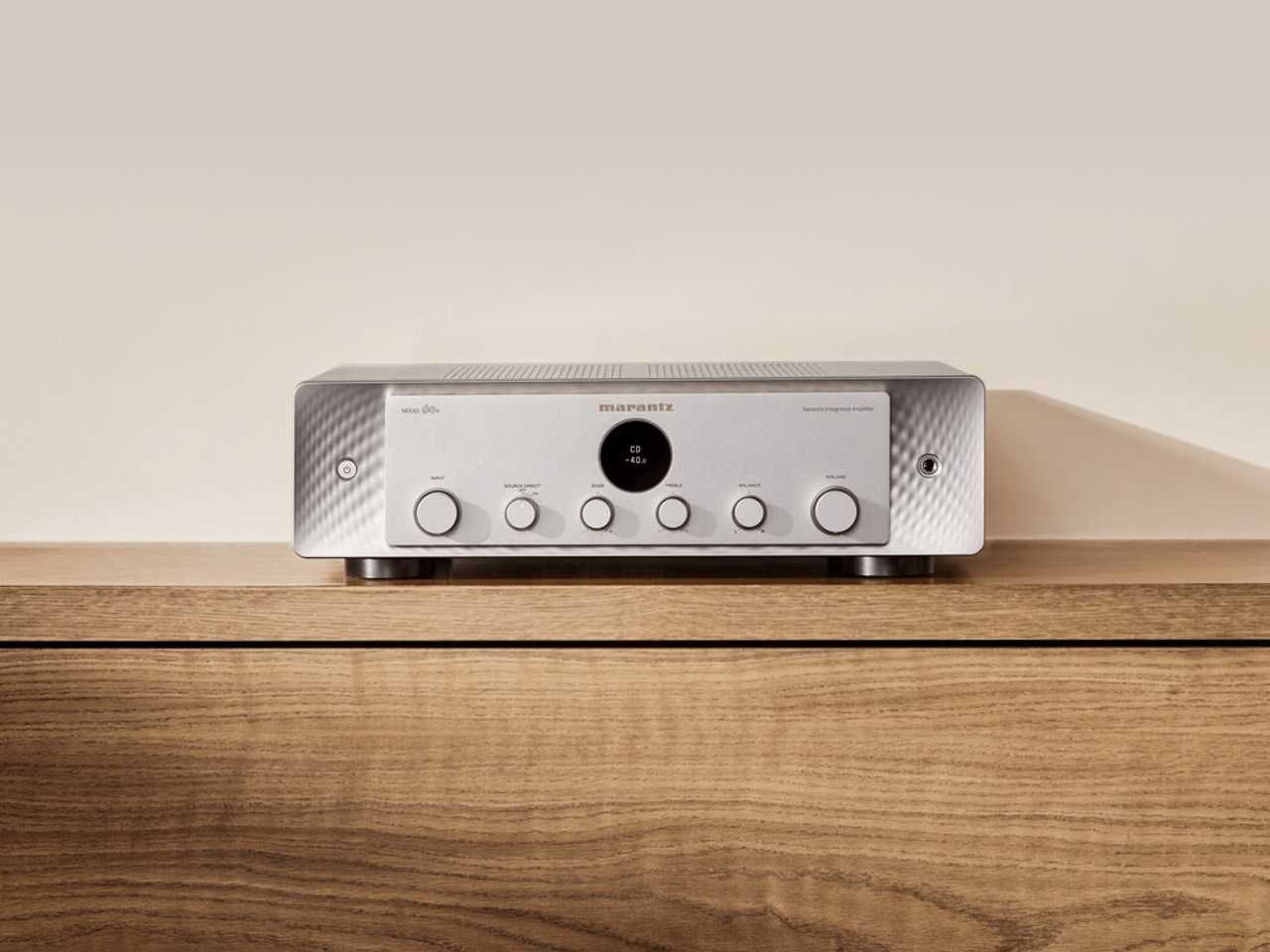 Marantz MODEL 60n sieciowy wzmacniacz zintegrowany czarny , srebrny