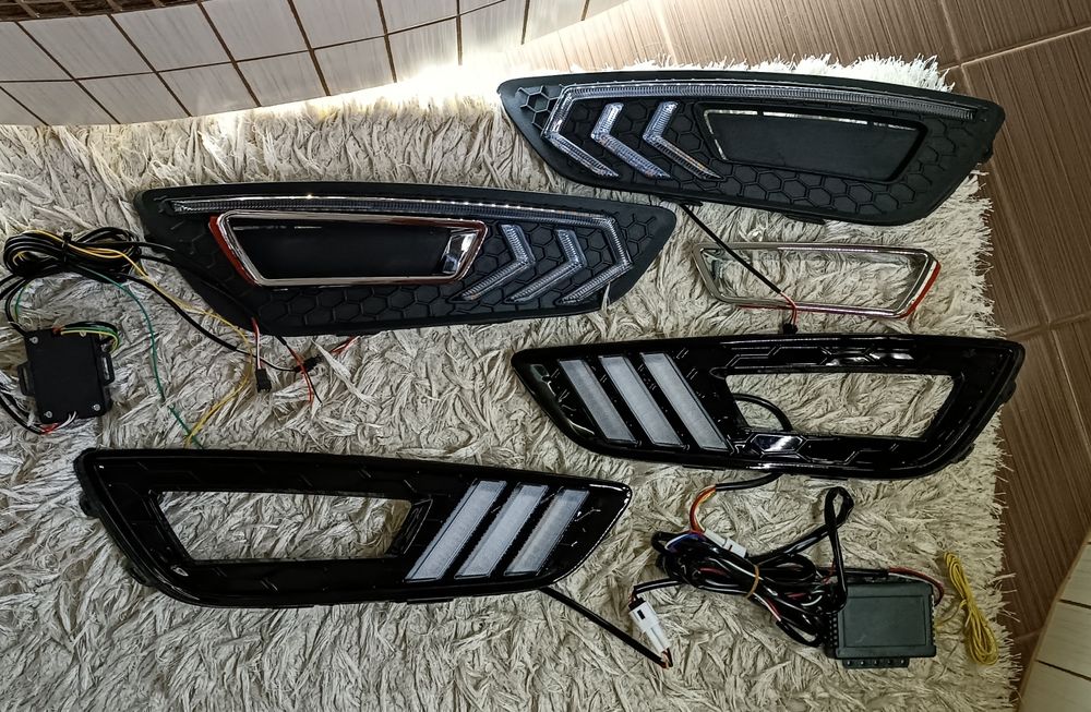 Ford Focus LED ledy *2 rodzaje* światła do jazdy dziennej DRL halogen