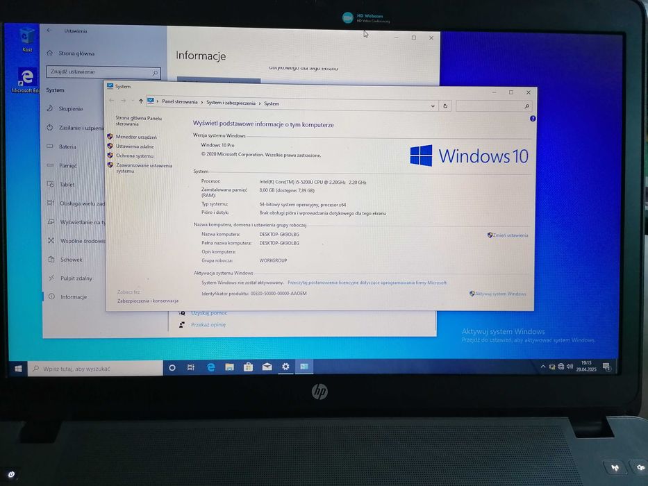 Laptop HP ProBook 470 g2 (17,3") i5-5200