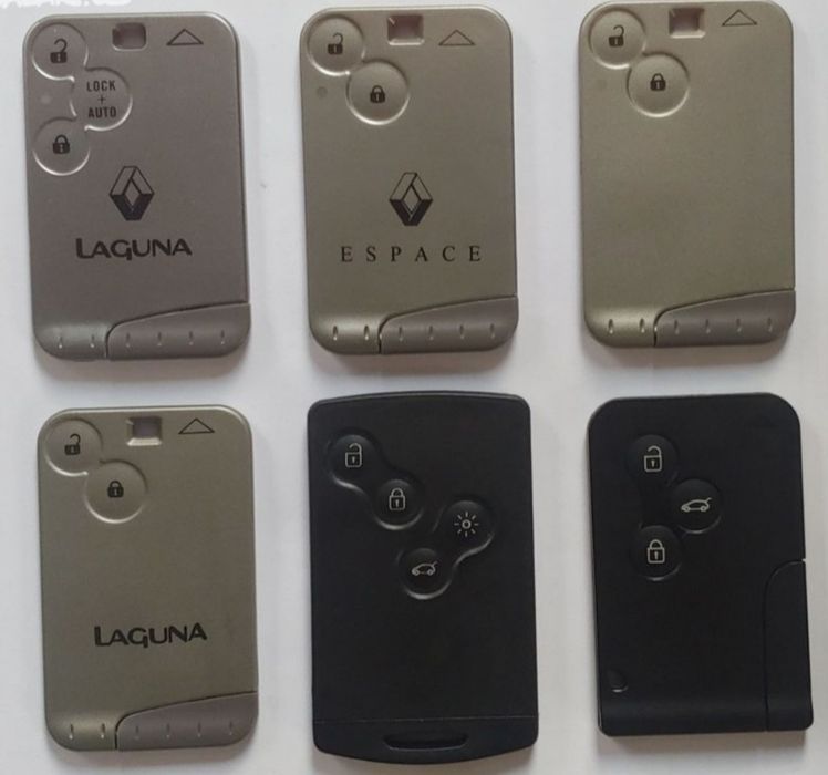 Привязка ключ-карт Renault Megane 2,3 Scenic 2,3 Laguna 2,3