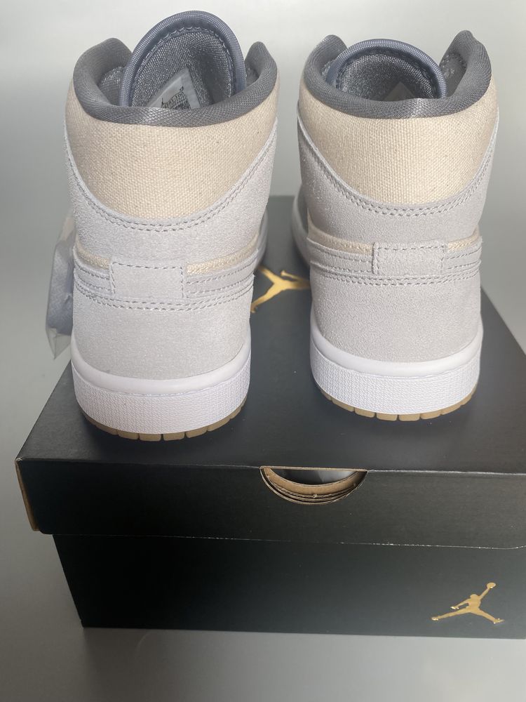Jordan 1 Mid SE Coconut Milk Particle Grey 40