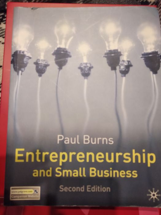 Entrepreneurship and Small Business - Paul Burns- książka po angielsku