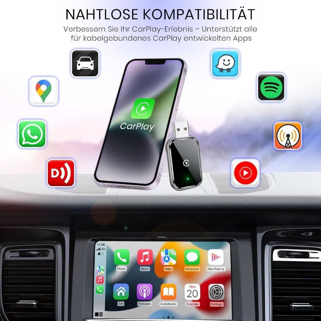 AIZEO CarPlay bezprzewodowy adapter