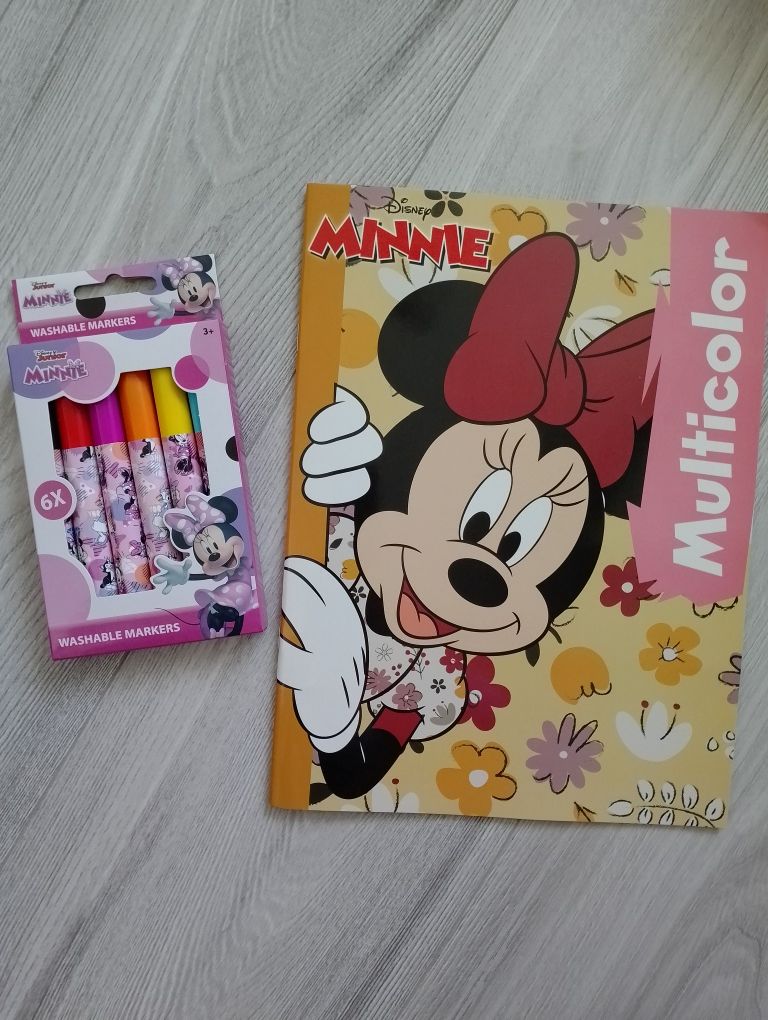 Minnie Mouse zestaw malowanka + markery