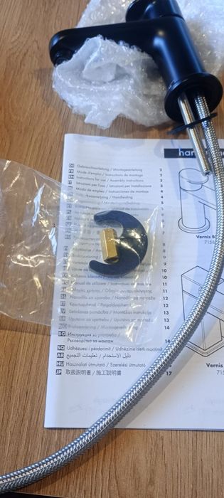 hansgrohe Vernis Blend bateria umywalkowa 70 z EcoSmart, kolor: czarny