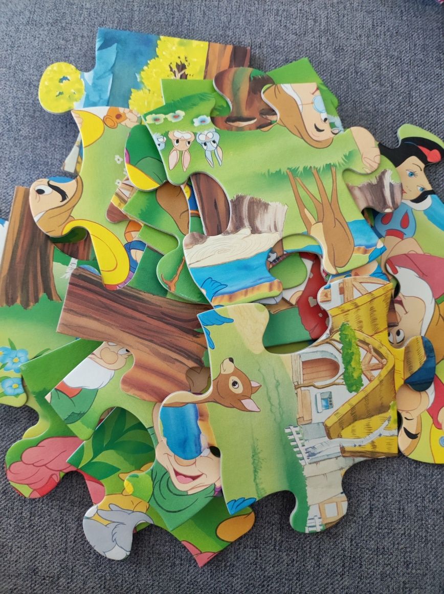 Duże puzzle Królewna Śnieżka