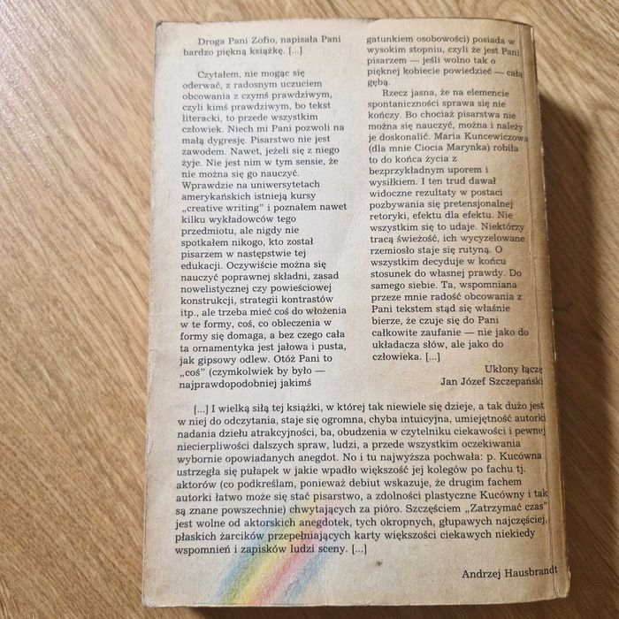 Zatrzymać czas Zofia Kucówna