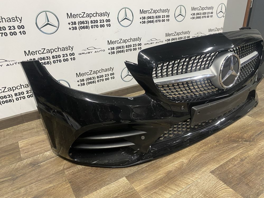 Mercedes w 205 рестайлінг c-клас бампер передній amg