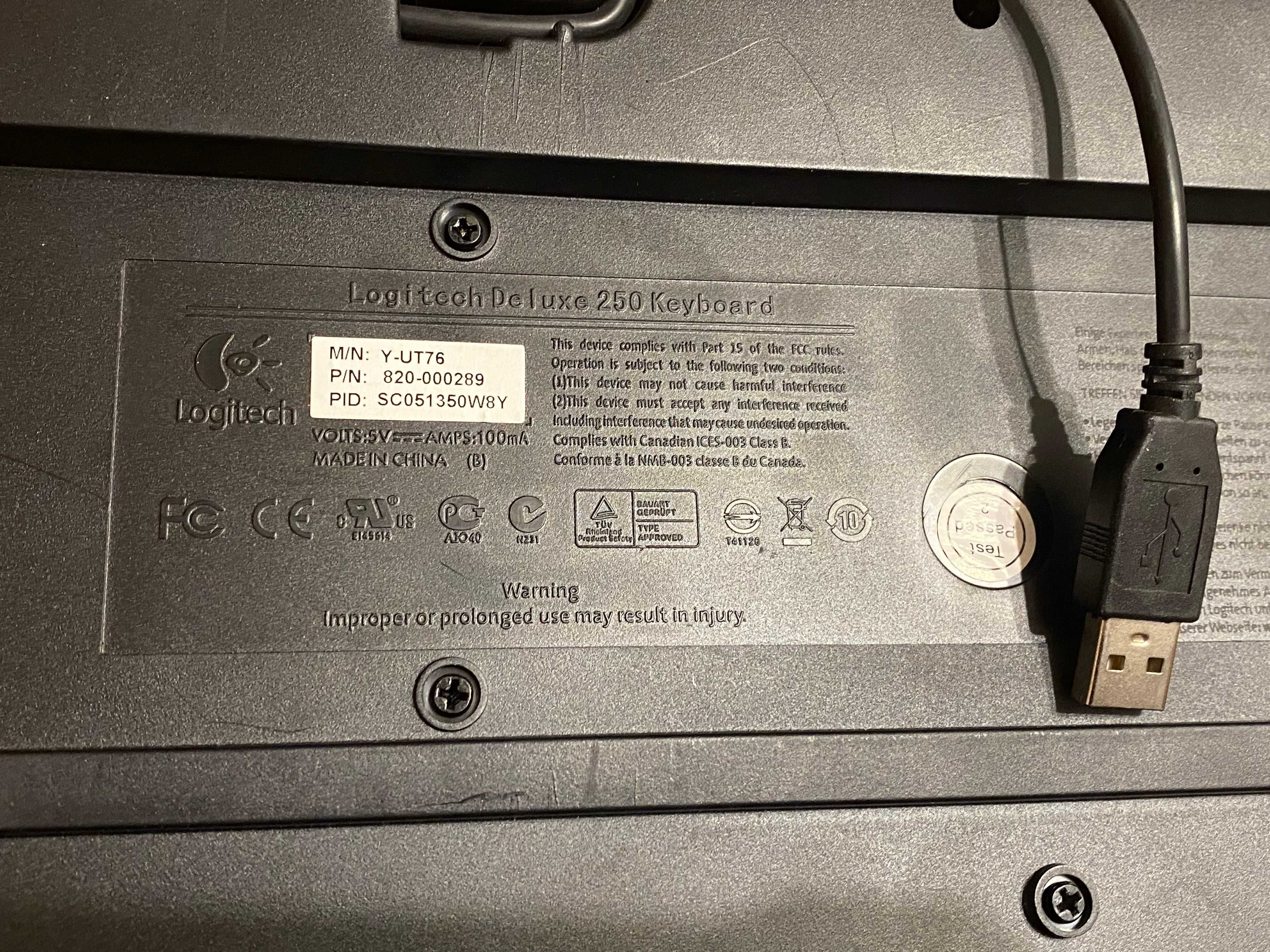 Клавиатура DELL KB1421 Keyboard USB