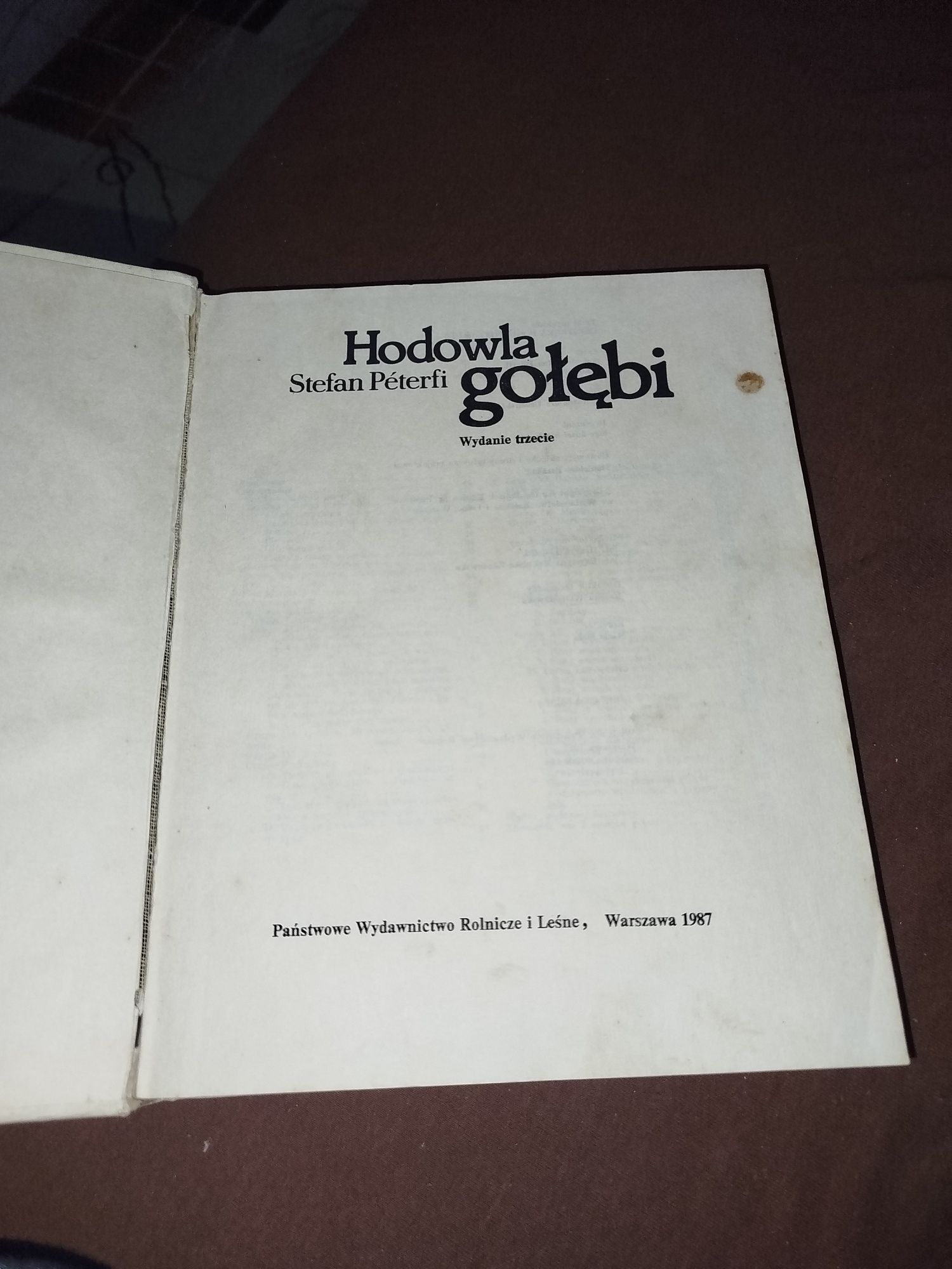 Książka hodowla Gołębi